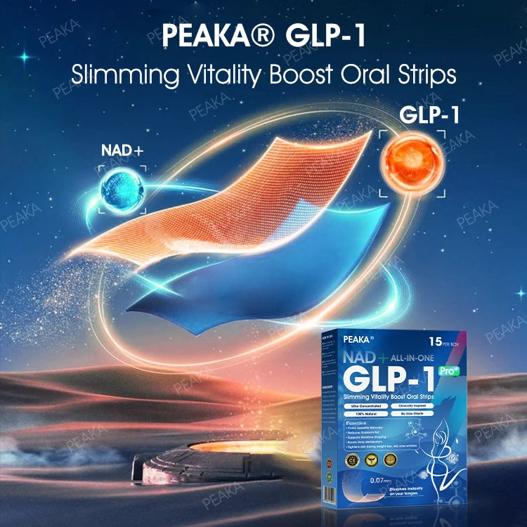 【Final Day – 80% OFF】PEAKA® GLP‑1 Seven-in-One Slimming Vitality Boost Oral Strips 👩‍⚕️ FDA-Registered | 1 Strip Daily | Visible Results in 7 Days ✅ Supports Weight Loss, Heart Health, Blood Sugar, Sleep & Joint Mobility