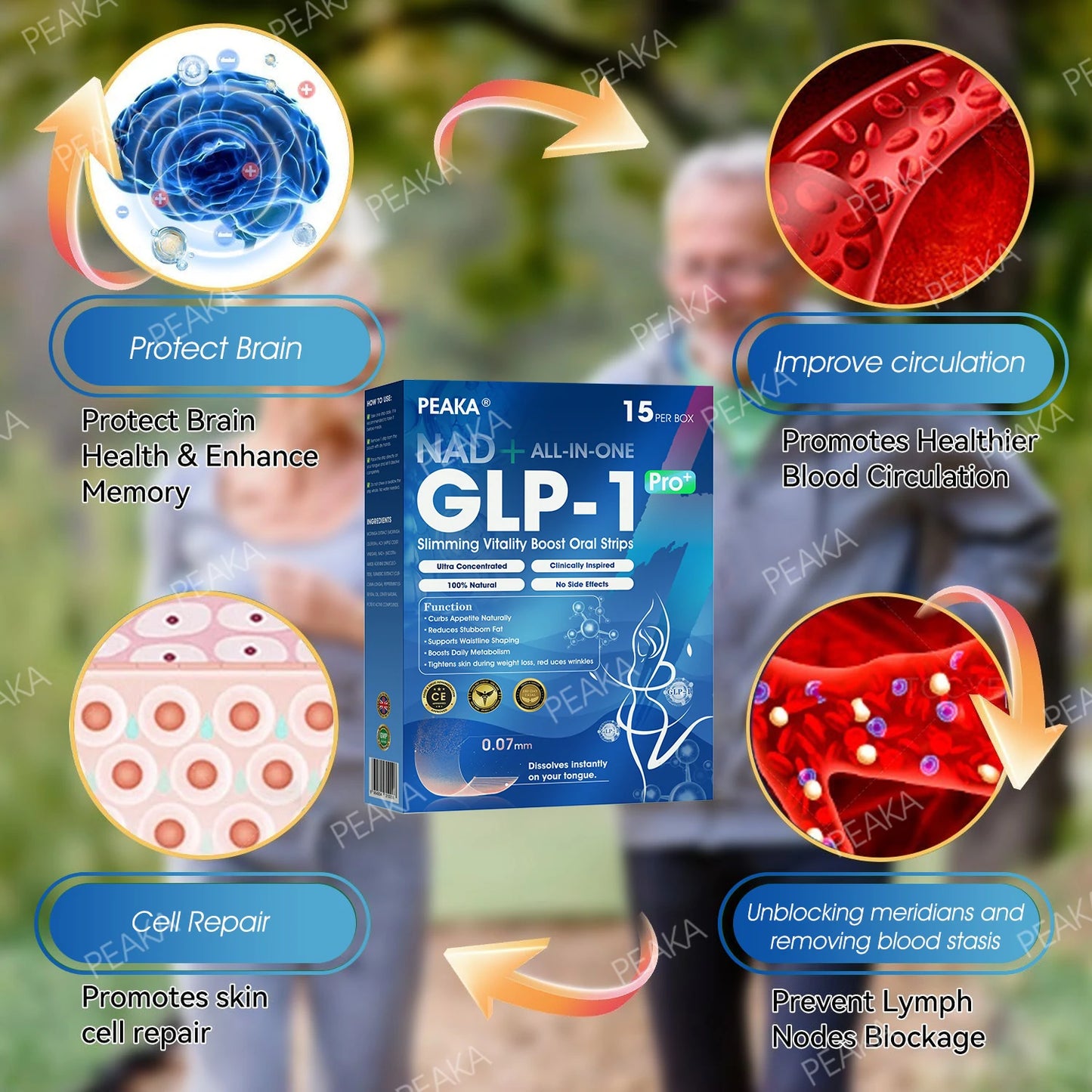 【Final Day – 80% OFF】PEAKA® GLP‑1 Seven-in-One Slimming Vitality Boost Oral Strips 👩‍⚕️ FDA-Registered | 1 Strip Daily | Visible Results in 7 Days ✅ Supports Weight Loss, Heart Health, Blood Sugar, Sleep & Joint Mobility